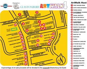 Artwalk 2012 Map